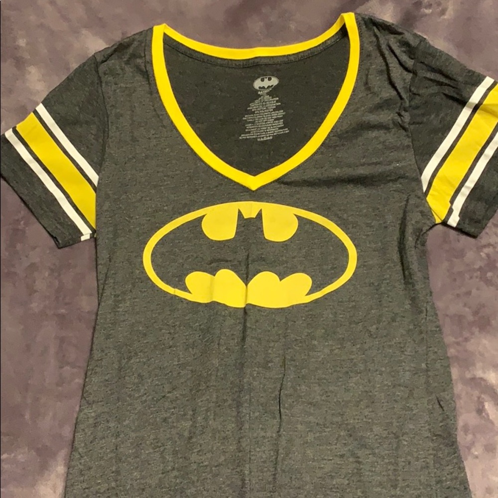 V neck Batman shirt